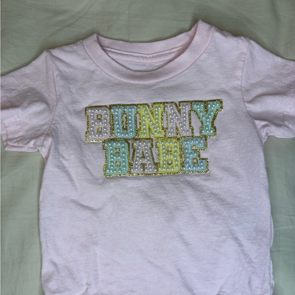Bunny Babe Pink Kids T-Shirt